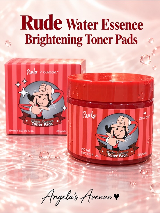 RUDE Other - Rude Water Essence Brightening Toner Pads NEW